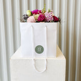 Posy Bouquet in Jar with Florist bag