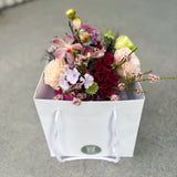 Posy Bouquet in Jar with Florist bag