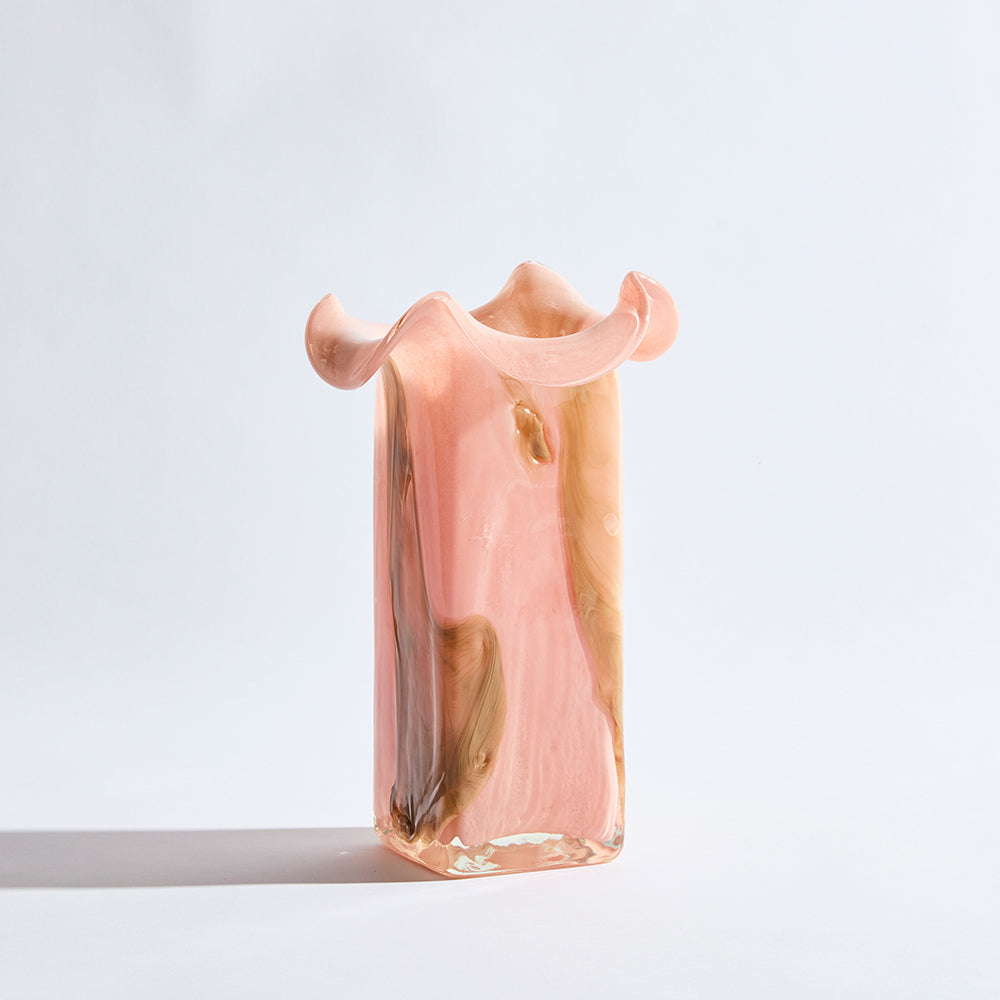Cubism Salmon Vase KAS