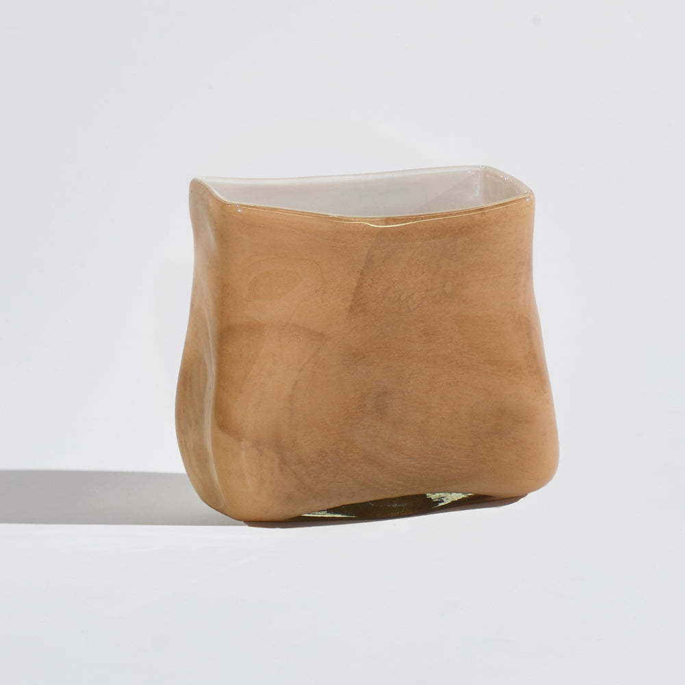 Jaffa Short Toffee Vase by KAS